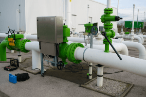 Electro-Hydraulic Actuators (EHA) Electro-Hydraulic actuator installed on Ball valve in refinery