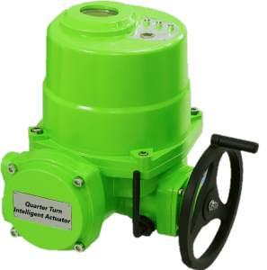 Intelligent electric actuator quarter-turn model