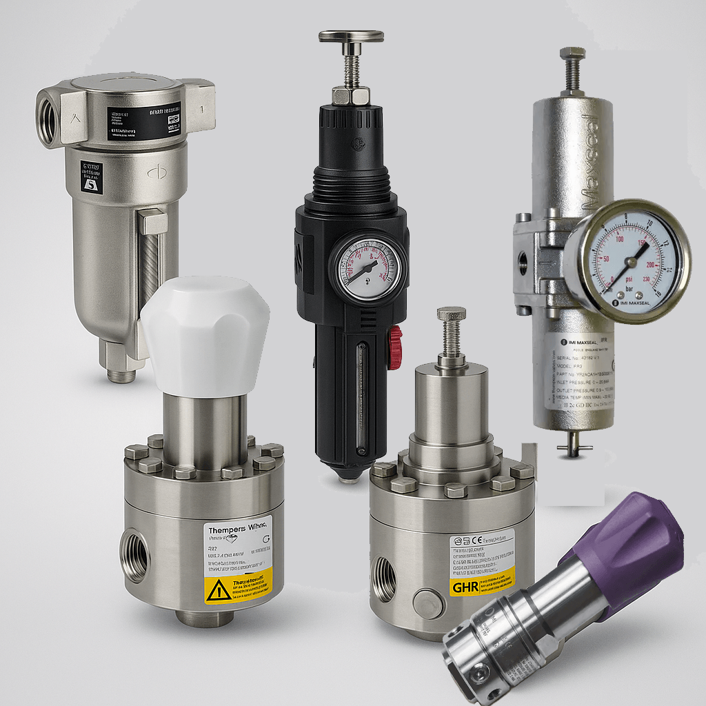 Industrial Pressure Regulators – Stainless-Steel Instrument Air Regulators