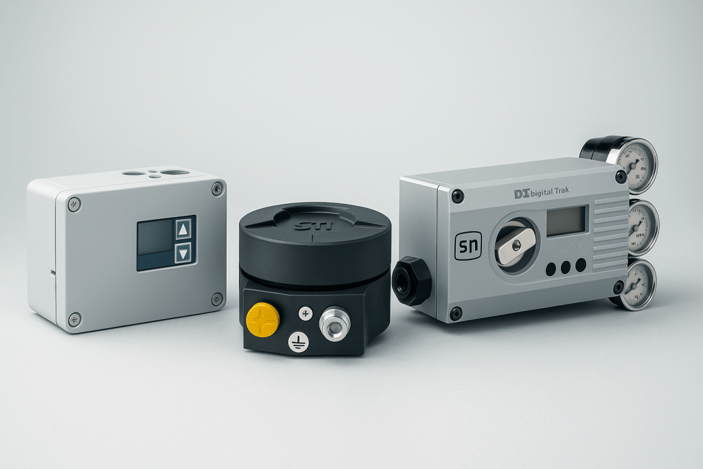 Smart pneumatic and electro-pneumatic valve positioners for industrial valve control