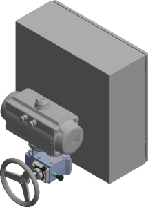 Pneumatic rack & pinion actuatorr