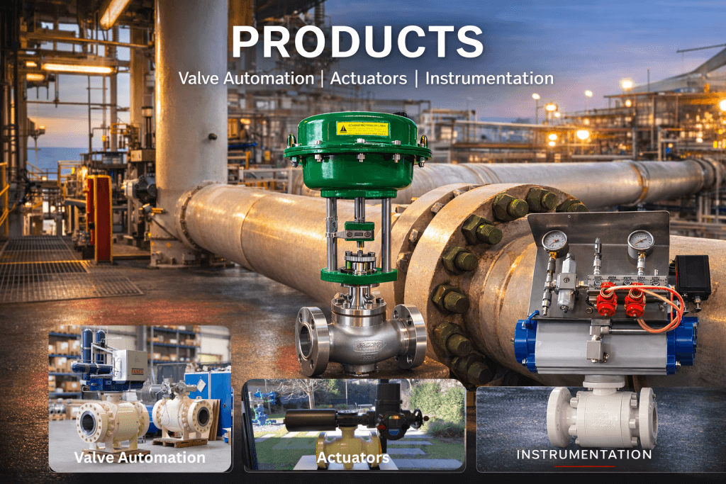 Valve Automation, Actuators, Instrumentation Schiebel, FASEK, Nordenflow, IMI