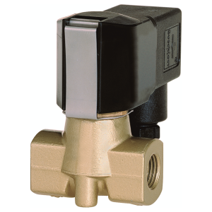 Direct solenoid actuated seat valve