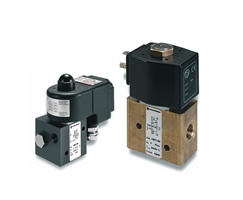 Solenoid actuated poppet valve - NAMUR 3-2WAY