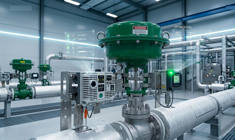 Globe control valve with Smart High-Performance Positioner Smart High-Performance Positioner