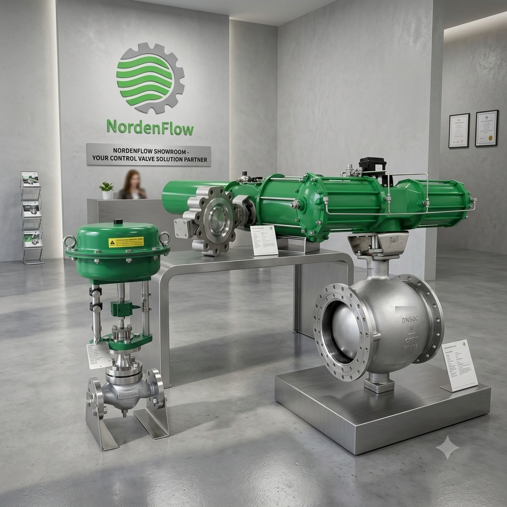 Nordenflow Control valve show room.