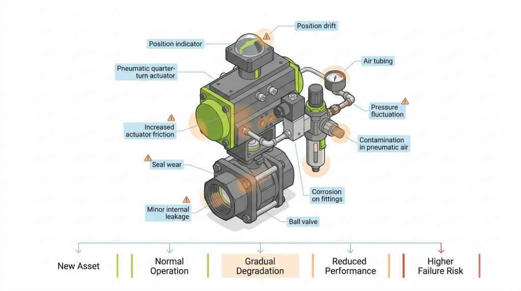 Ball valve with Pneumatic actuator